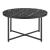 Masuta living Uppvidinge negru efect marmura negru rotunda [en.casa] HausGarden Leisure
