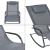 Balansoar gradina Caracena DG 120 Kg gri inchis [en.casa] HausGarden Leisure
