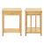 Noptiera Ranua 51x40x35cm bambus natur [en.casa] *81394605* HausGarden Leisure