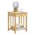 Noptiera Ranua 51x40x35cm bambus natur [en.casa] *81394605* HausGarden Leisure