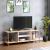 Masa TV Eroskobing  43x120x29 cm efect lemn alb [en.casa] HausGarden Leisure