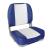 Set 2 scaune vapor Magelan 490 x 400 x 390 mm albastru/alb [pro.tec] HausGarden Leisure