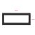 [en.casa]® Set 2 bucati picioare mobilier ACTL-3802, 45 x 20 cm, otel sinterizat, negru mat, 50 Kg, montabile pe perete, cu accesorii montare HausGarden Leisure