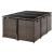 Set 11 piese mobilier gradina Laredo BM maro melir/negru [en.casa] HausGarden Leisure