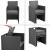 Set 11 piese mobilier gradina Laredo DG gri inchis/negru [en.casa] HausGarden Leisure