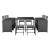 Set 11 piese mobilier gradina Laredo DG gri inchis/negru [en.casa] HausGarden Leisure