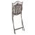 Set bistro Biella G masa si 2 scaune verde inchis cu patina gri deschis [en.casa] HausGarden Leisure