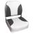 Set 2 scaune barca Pearl 415 x 390 x 510 mm  gri-alb [pro.tec] HausGarden Leisure