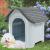 Cotet caine Patrocle 75x 59 x 66 cm gri/negru [en.casa] HausGarden Leisure
