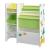 Raft copii Vimianzo 60x65x30cm motiv dinozaur alb verde galben [en.casa] HausGarden Leisure