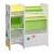 Raft copii Vimianzo 60x65x30cm motiv dinozaur alb verde galben [en.casa] HausGarden Leisure
