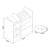 Raft copii Vimianzo 60x65x30cm motiv unicorn alb lila roz [en.casa] HausGarden Leisure