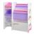 Raft copii Vimianzo 60x65x30cm motiv unicorn alb lila roz [en.casa] HausGarden Leisure