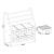 Raft camera copii Pontecesco 74x62x26,5cm alb/lila/roz [en.casa] HausGarden Leisure