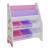Raft camera copii Pontecesco 74x62x26,5cm alb/lila/roz [en.casa] HausGarden Leisure