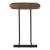 Masuta living Kjellerup 55 x 40 x 40 cm efect lemn nuanta inchisa negru [en.casa] HausGarden Leisure