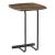 Masuta living Kjellerup 55 x 40 x 40 cm efect lemn nuanta inchisa negru [en.casa] HausGarden Leisure