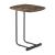 Masuta living Kjellerup 55 x 40 x 40 cm efect lemn nuanta inchisa negru [en.casa] HausGarden Leisure