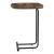 Masuta living Kjellerup 55 x 40 x 40 cm efect lemn nuanta inchisa negru [en.casa] HausGarden Leisure