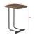 Masuta living Kjellerup 55 x 40 x 40 cm efect lemn nuanta inchisa negru [en.casa] HausGarden Leisure