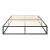 Pat cadru metalic Anastasia 203 x 183 x 30 cm negru [en.casa] HausGarden Leisure