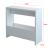 Masa laterala Rodovre 60x55x20 cm alb [en.casa] HausGarden Leisure
