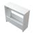 Masa laterala Rodovre 60x55x20 cm alb [en.casa] HausGarden Leisure