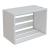 Masa laterala Ronde 43 x 64 x 33 cm alb [en.casa] HausGarden Leisure