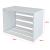 Masa laterala Ronde 43 x 64 x 33 cm alb [en.casa] HausGarden Leisure