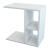 Masa laterala Ravnsborg 50x50x30 cm alb [en.casa] HausGarden Leisure