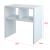 Masa laterala Ravnsborg 50x50x30 cm alb [en.casa] HausGarden Leisure