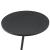 Masuta living Karup negru blat rotund [en.casa] HausGarden Leisure