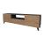 Comoda TV Torsby 140x30x46cm antracit /efect lemn stejar [en.casa] HausGarden Leisure