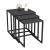 Satztisch Sunnfjord 3er Set Anthrazit [en.casa] HausGarden Leisure
