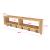 Cuier de perete Astrop 120x22x37cm efect stejar [en.casa] HausGarden Leisure