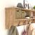 Cuier de perete Astrop 120x22x37cm efect stejar [en.casa] HausGarden Leisure
