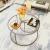 Set 2 bucati masute cafea masuri diferite Kokkola blat masa sticla securizata transparenta [en.casa] HausGarden Leisure