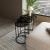 Set 3 bucati masute living masuri diferite Kyyjarvi metal sticla fumurie transparenta [en.casa] HausGarden Leisure
