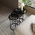 Set 3 bucati masute living masuri diferite Kyyjarvi metal sticla fumurie transparenta [en.casa] HausGarden Leisure