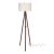 Lampa de podea Guildford 1 x E27 136 cm cu 3 picioare efect nuc crem [lux.pro] HausGarden Leisure