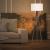 Lampa de podea Rochester 136 cm 1 x E27 efect nuc crem [lux.pro] HausGarden Leisure