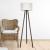 Lampa de podea Keynes 1 x E27 136 cm tripod efect nuc crem [lux.pro] HausGarden Leisure