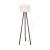 Lampa de podea Keynes 1 x E27 136 cm tripod efect nuc crem [lux.pro] HausGarden Leisure