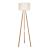 Lampa de podea Keynes 1 x E27 136 cm tripod bambus crem [lux.pro] HausGarden Leisure
