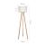Lampa de podea Keynes 1 x E27 136 cm tripod bambus crem [lux.pro] HausGarden Leisure