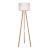 Lampa de podea Keynes 1 x E27 136 cm tripod bambus crem [lux.pro] HausGarden Leisure