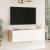 Comoda TV Lapinlahti 29,5x100x31,5cm stejar rustic alb  [en.casa] HausGarden Leisure