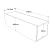 Comoda TV Lapinlahti 29,5x100x31,5cm stejar rustic alb  [en.casa] HausGarden Leisure