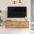 Comoda TV Lapinlahti 29,5x100x31,5cm pal stejar rustic [en.casa] HausGarden Leisure