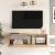 Comoda TV Lapinlahti 29,5x100x31,5cm pal stejar rustic [en.casa] HausGarden Leisure